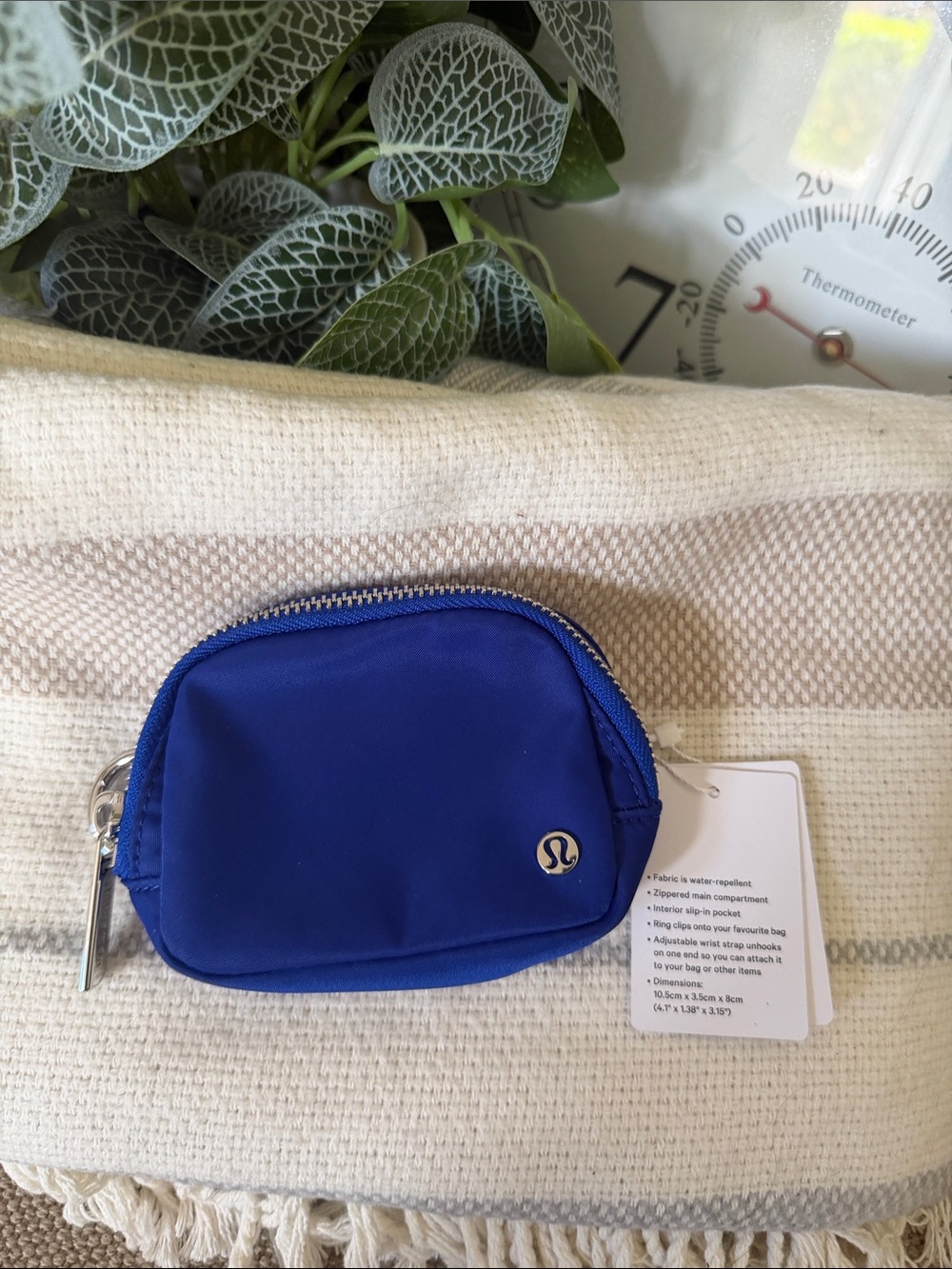 lululemon athletica Belt Bag Nano Royal Blue Mini Zip Pouch